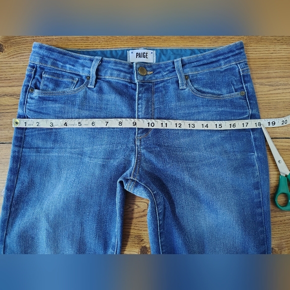 Paige women's Skyline ankle peg jeans, size 30, mid rise, skinny, cotton blend. - Picture 9 of 16
